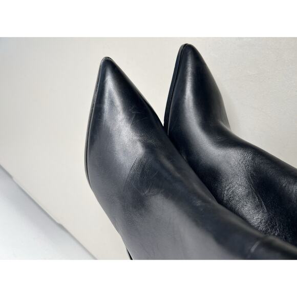 Sam Edelman Weslie Leather Wedge Ankle Boots Pointed Toe Women’s Size 8.5 - Picture 5 of 11